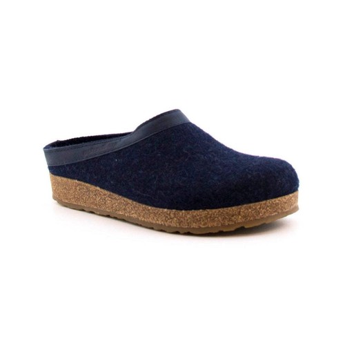 Haflinger grizzly wool clog - wool,