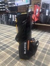 Cobra Ultralight Pro Golf Stand Bag Black & Orange 4 Way Divider Great Condition