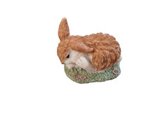 Rabbit Figurine, Brown, 5cm
