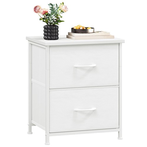 White bedside table bedroom - bedside,