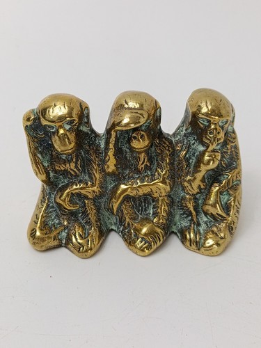 Vintage three wise monkeys - three,