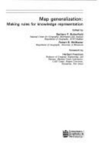 Map generalization making - map,