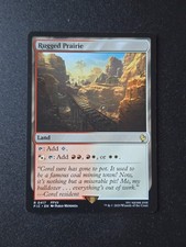 Rugged Prairie (Corel) R #417 MTG Commander: Final Fantasy FF7 FFVII FIC EN
