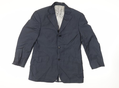Balmain mens blue wool jacket - balmain,