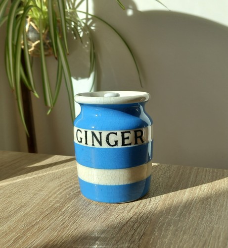 Rare green cornishware - rare, g