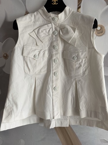 Chanel sleeveless cotton - chanel,