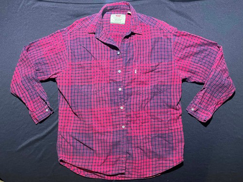 Vintage 1990s levi red plaid - vintage,