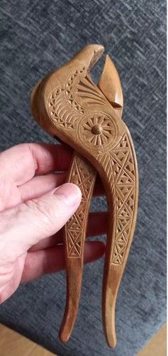 Hand carved yugoslavian - carved, bird