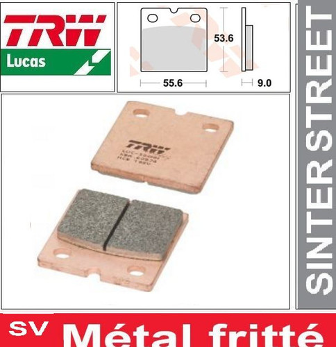 Front brake pads trw lucas - brake,