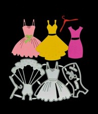 Retro dresses hanger metal - retro,