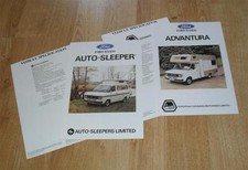 Ford Transit Motorhome Brochure Set 1978 - Advantura & Autosleeper
