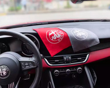 Alfa Romeo LOGO Car Drying/Multi-purpose Towel Super Absorbent/Stylish (20x25cm)