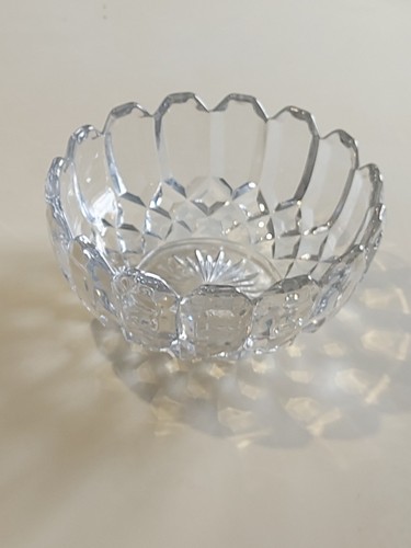 Vintage heavy trifle glass - vintage,