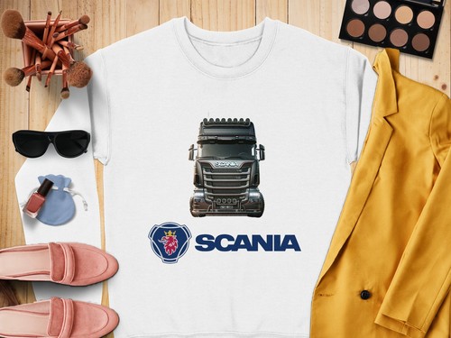 Scania truck graphic crewneck - scania,