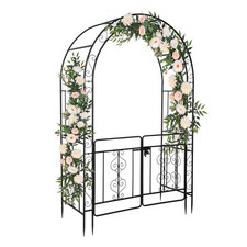 7FT Metal Garden Arch Trellis