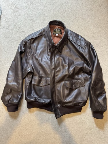 Leather bomber jacket - bomber,