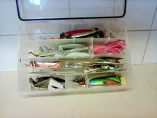 SAVAGE GEAR X LARGE LURE/TACKLE BOX WITH TACKLE AND LURES