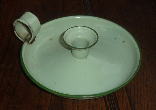 Vintage green enamelled - vintage,