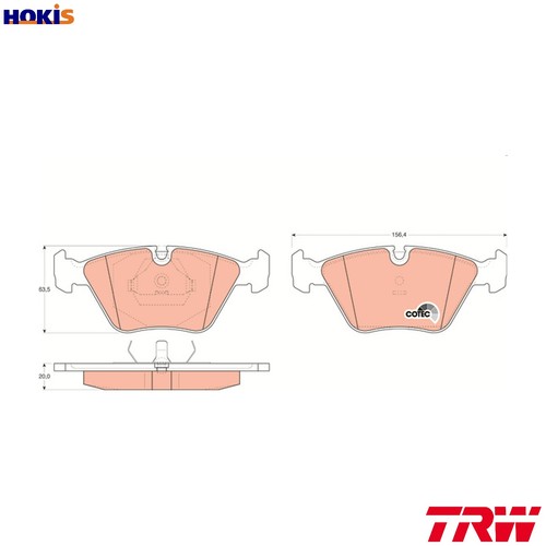Brake pad set disc - brake,