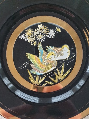 Japanese chokin art plate - japanese,