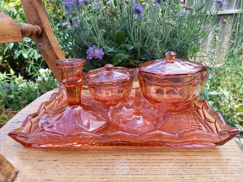 Vintage five piece - vintage, pink
