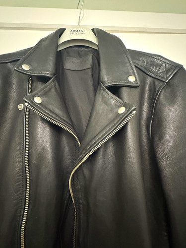 Allsaints mens black leather - mens,