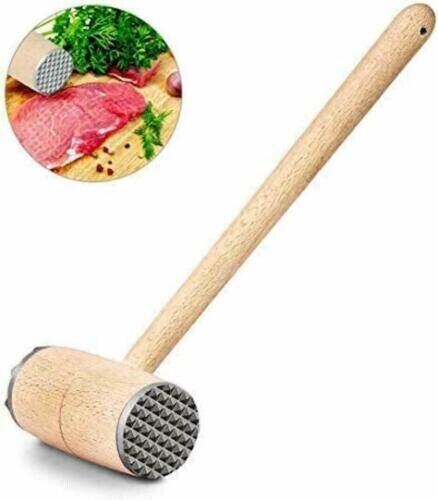 Wooden meat mallet steak food - steak,