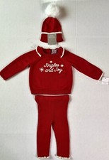 TAHARI Baby Girl 3pc Jingles &