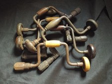 6 qty Vintage Brace Drills ... ID406