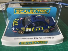 Scalextric C4555 Subaru Impreza WRX 4X4 Carlos Sainz Lights DPR Boxed New