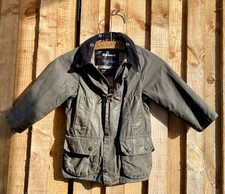 Barbour Jacket Children's size XS extra small  Classic Beaufort waxed cotton 