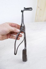 ~~~ Antique Old Rushlight Light Stick Wood Chip Holder Alpine Region 18th.C. ~~~