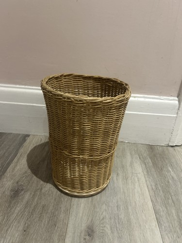 Vintage round wicker woven - vintage,