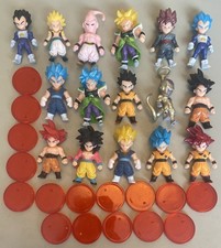 Anime Dragon Ball Z Lot Of 16 x Figures On Stands