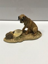 Border Fine Arts ”Friends”JH75 1992, Border Terrier & Hedgehog
