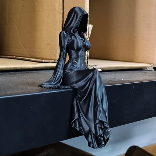 Lady reaper sitting gothic - lady,