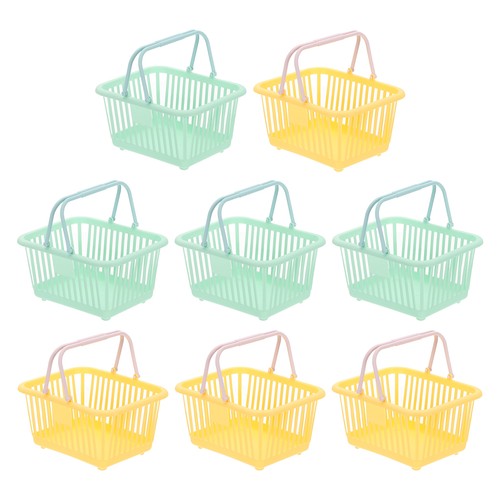 8pcs mini shopping baskets - mini,