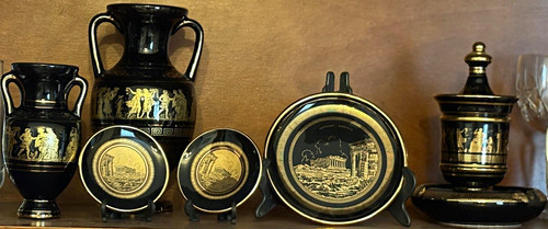 Greek style black gold - style,