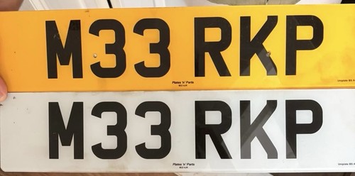 M33 rkp private number - number, plate