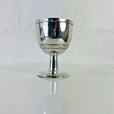 1918 Solid Sterling Silver Egg Cup, Fully Hallmarked, 32.2g #254