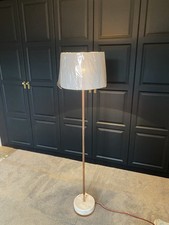 Floor Lamp Light Copper with Marble Base 155cm 5’1”