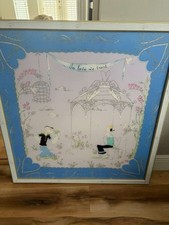 Moschino Framed Silk Scarf