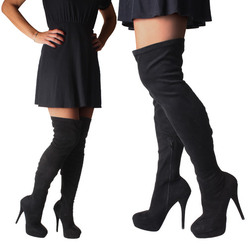New sexy black - wide, knee