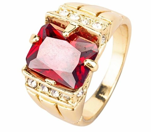 18k gold ruby - gold,