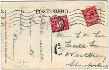 July 1921 Postage Due ½d