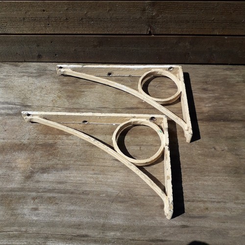 Pair vintage reclaimed heavy