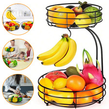 2 TIER FRUIT BASKET RACK