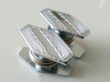 Art Deco Cufflinks 2-Part Snap