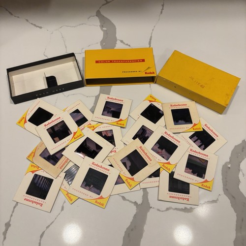 Vtg 1965 kodachrome slides lot - kodachrome,