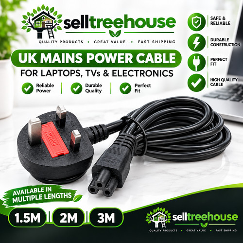 Pin mains power cable - 3,